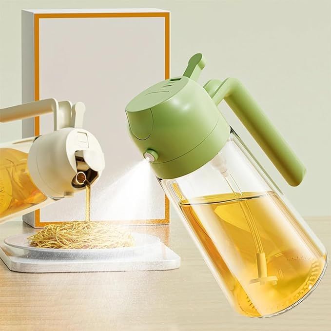 2-in-1 Oil Sprayer & Dispenser Bottle