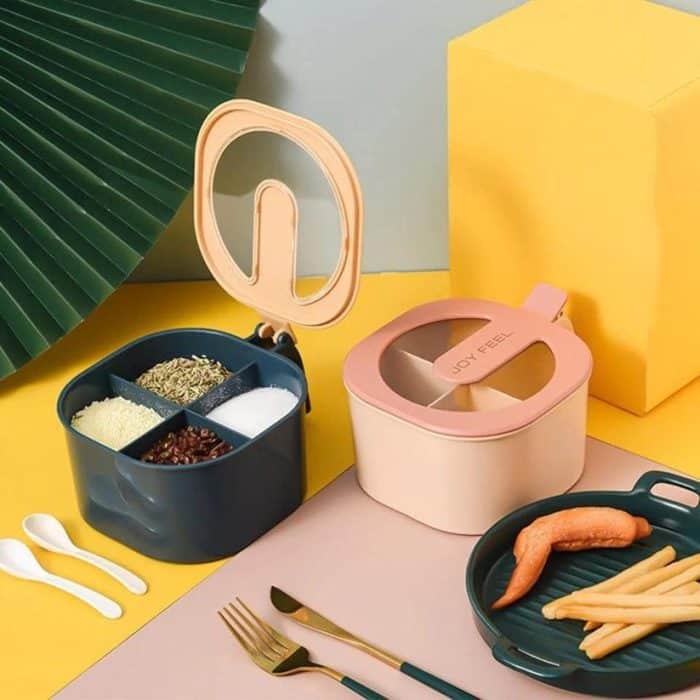 Partition Kitchen Seasoning Spice Box